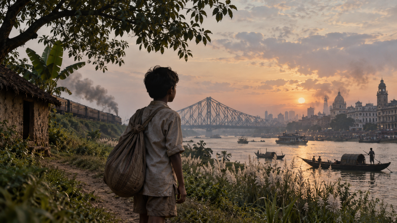 Bari Theke Paliye The Runaway by Ritwik Ghatak.