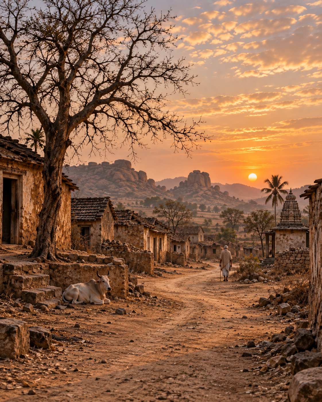 Desolate village