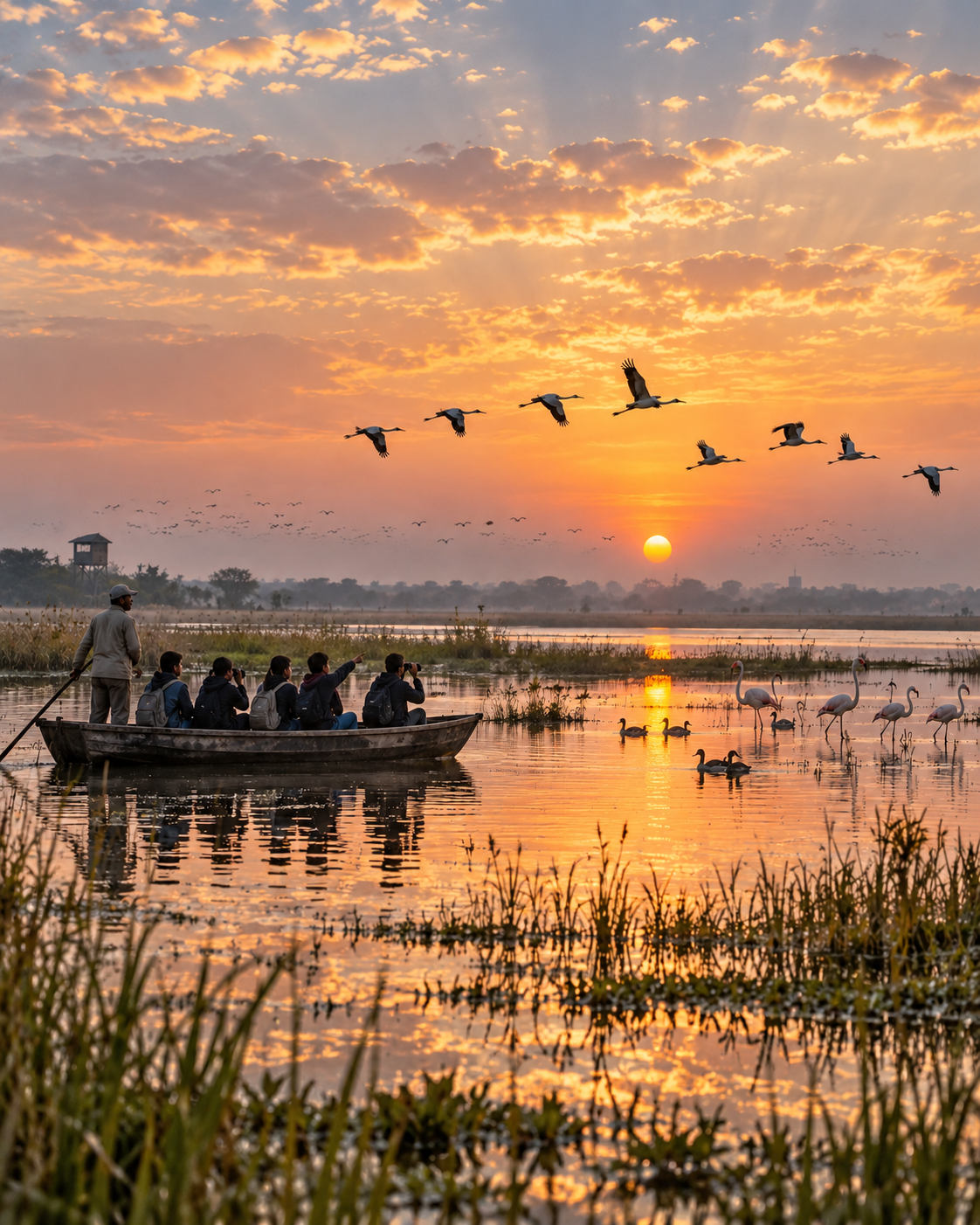 A trip to Nal Sarovar- Bird sanctuary -with my students (Written some 30 years ago)